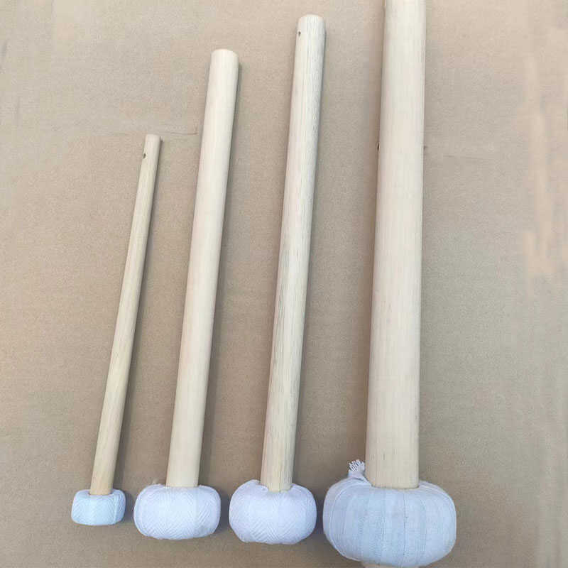 Large and medium-sized small size gong hammer brass gong knock stick drum stick wooden drum hammer percussion instrument accessories