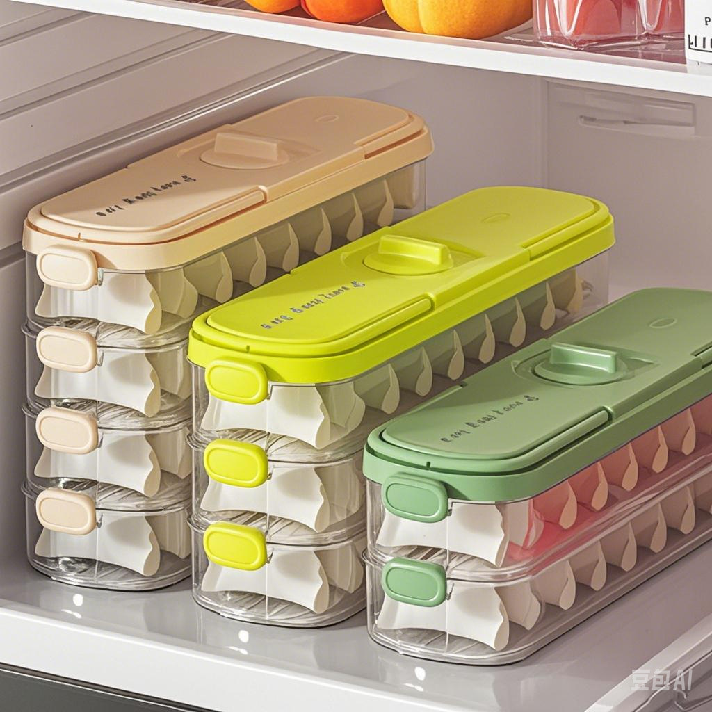 Коробка для замораживания пельменей, специальная боковая коробка для холодильника, упаковка для еды, разделительная коробка, экономящая пространство