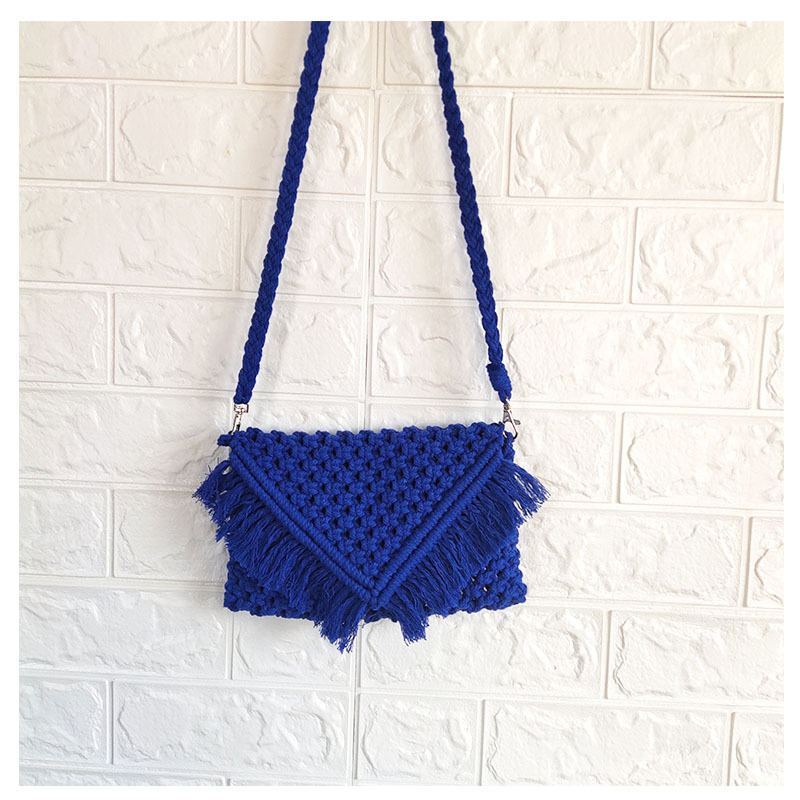 Nordic Style New Woven Bag diy Tassel Crossbody Shoulder Bag for Women