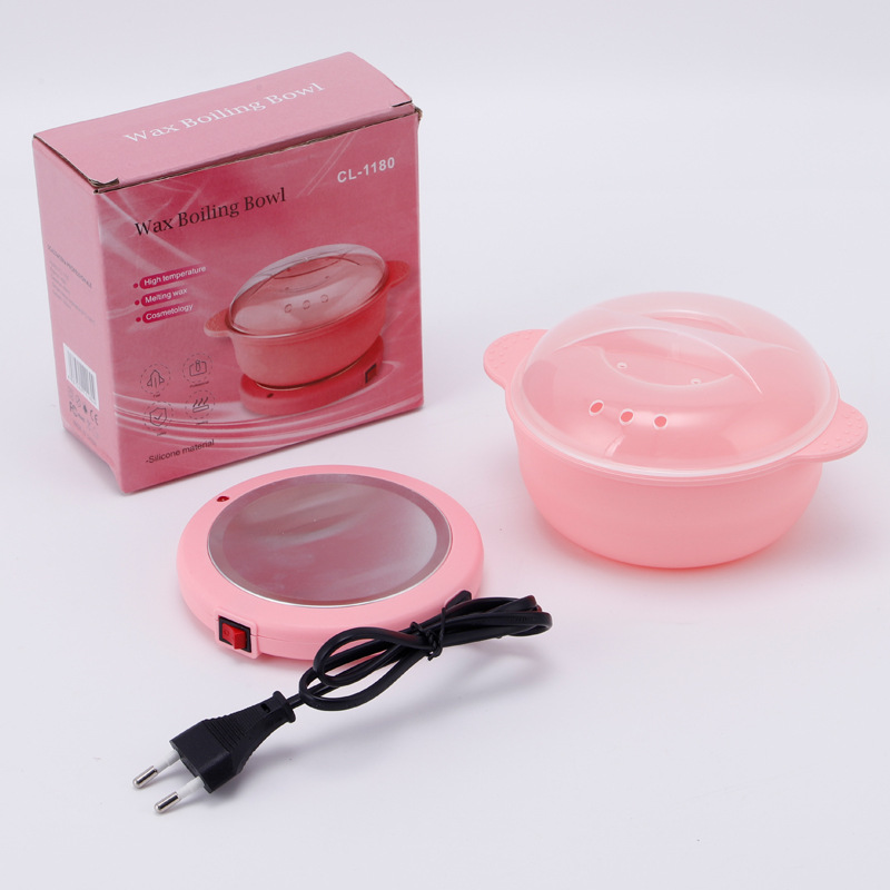 Cross-Border Hair Removal Silicone Bowl Wax Therapy Machine Non-Stick Pot Folding Wax Pot Wax Melting Machine Wax Bean Heater Silicone Wax Pot