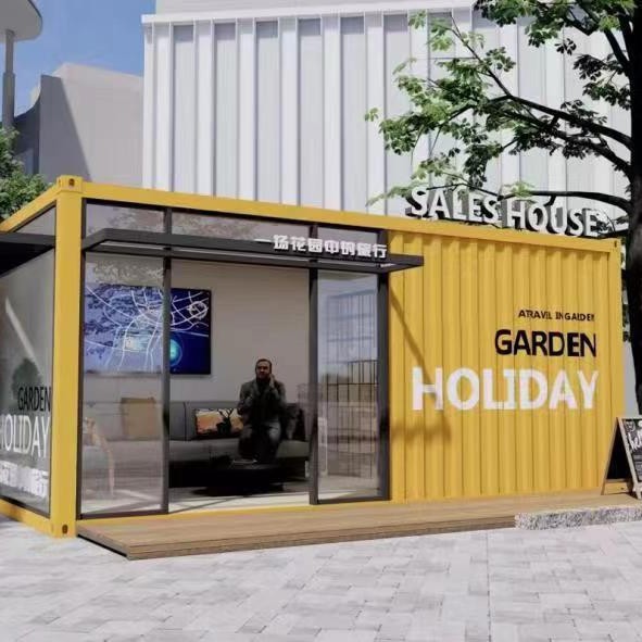 Design creative container shops commercial street scenic kiosks net red street shops container housing manufacturers