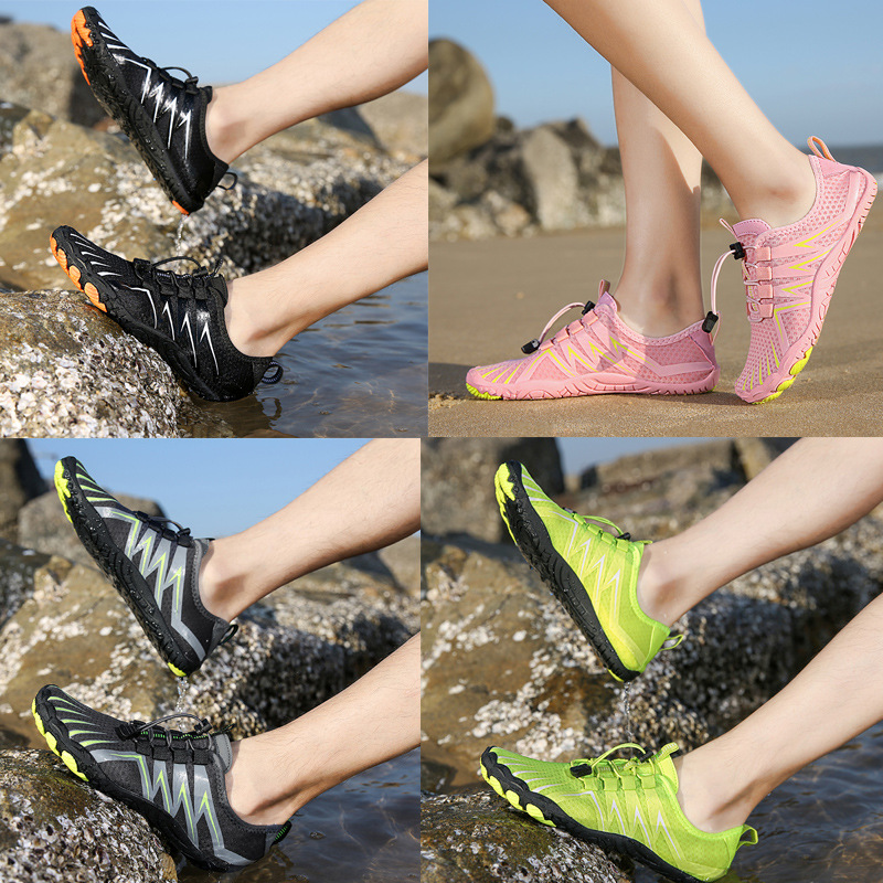 Кросс-бордерные обувь для бега босиком, быстро сохнущие туристические туфли для мужчин, дышащие, нескользящие, для вброд, рыболовные пляжные туфли для женщин