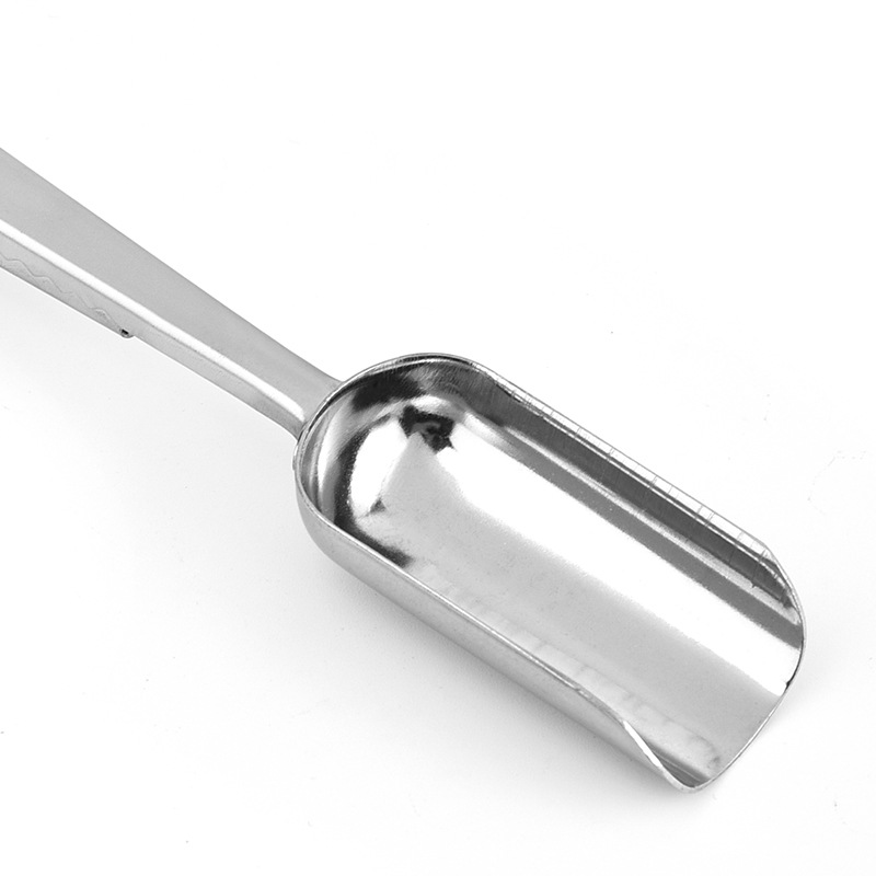 In stock wholesale stainless steel one-piece teaspoon tea set accessories portable tea spoon multifunctional sealing clip tea spoon