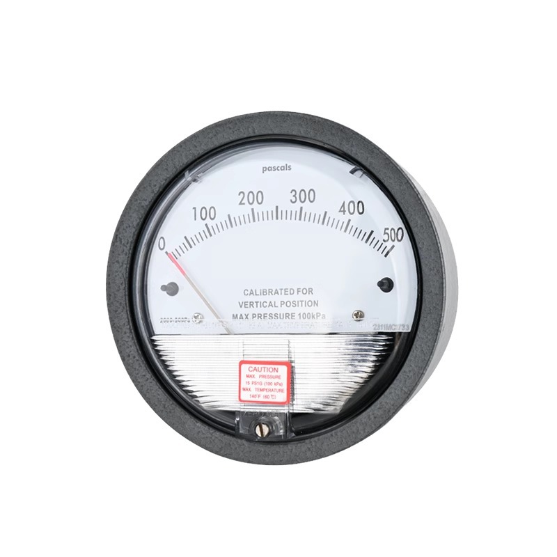 Micro differential pressure meter TE2000 mechanical purification workshop breeding special negative pressure meter ward clean room micro differential pressure meter