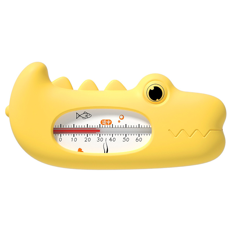 Baby Cartoon Cute Water Thermometer Baby Crocodile Shape Bath Measurement Water Temperature Kidsren's Bath Special Thermometer