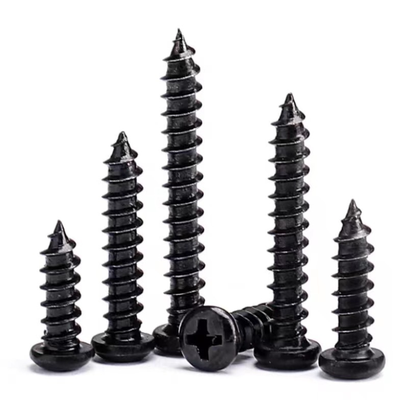 Pa Round Head Cross Recessed Screws Self-Tapping Digital Small Screws M2/M3/M4 Pan Head Self-Tapping Screws Durable