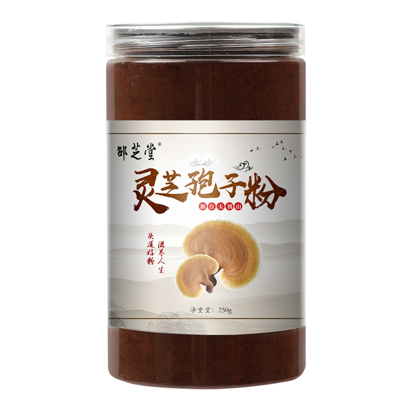 Anhui Dabie Mountain Jinzhai basswood selenium-rich Ganoderma lucidum spore powder Linzhi powder bulk genuine goods wholesale non-Changbai Mountain