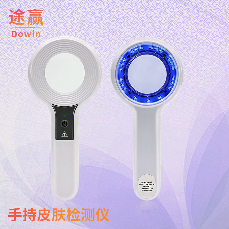 Портативный косметический инструмент с ручной лампой, прямая продажа от производителя, тестер кожи для обнаружения пятен