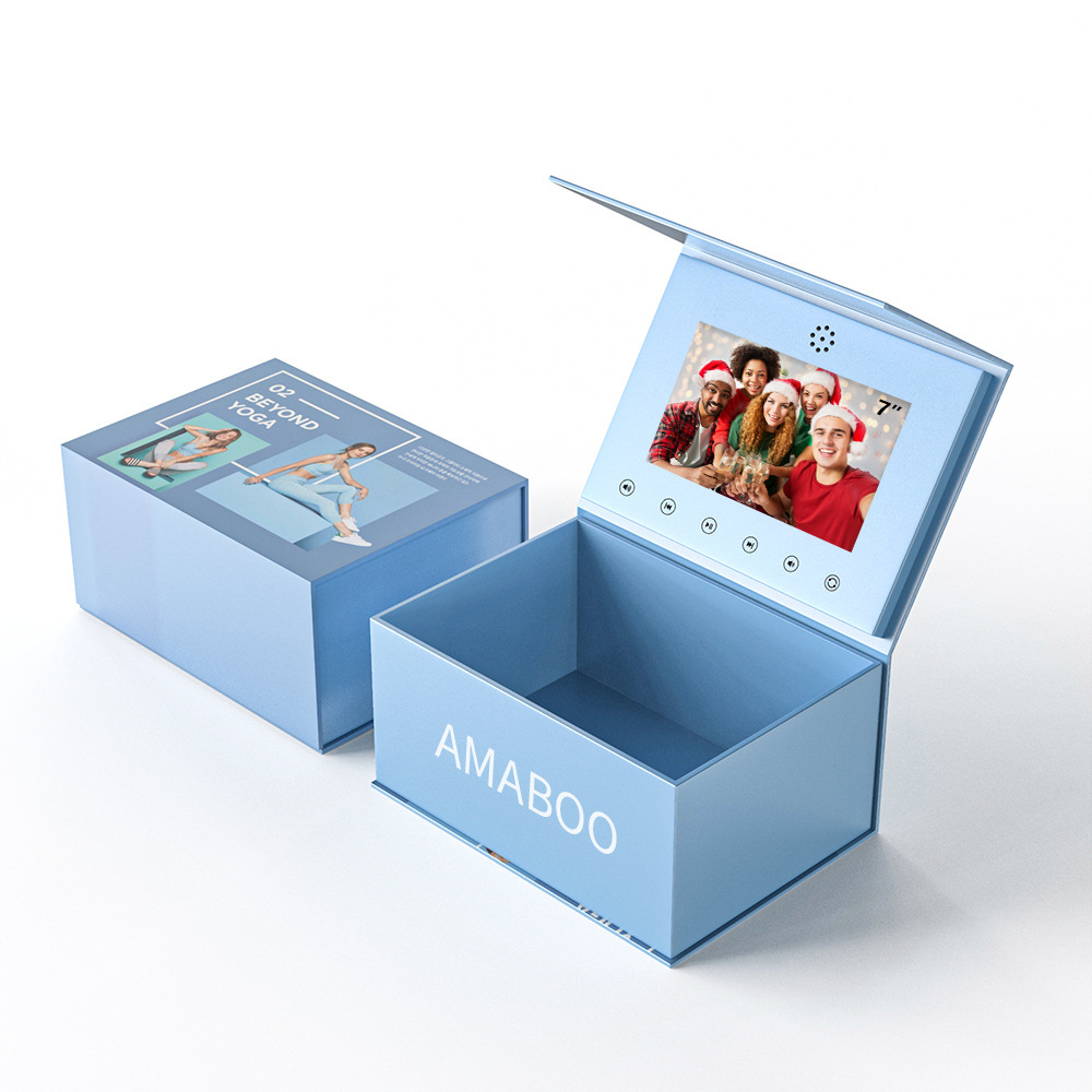 7inch Hd Digital Video Box Video Gift Box Lcd Video Player Mp4 Video Greeting Card