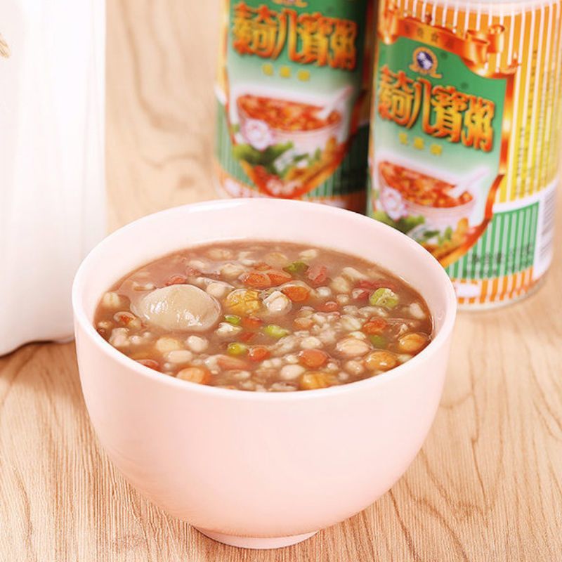 Taiqi Eight-Treasure Porridge, Whole Grains, Nutritious and Convenient Ready-To-Eat Breakfast Porridge, Red Bean and Purple Sweet Potato Porridge, Multi-Flavor Food Delicacies