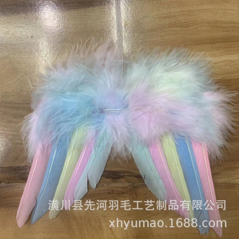 Factory direct Christmas tree feather wings pendant decoration mini Barbie doll clothing accessories