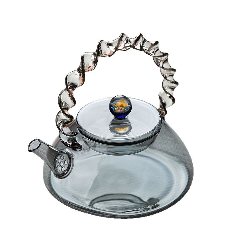 Shengyitang High-Looking Teapot Heat-Resistant Glass Kung Fu Green Tea Small Pot Household Filtered Scented Tea Coffee Teapot