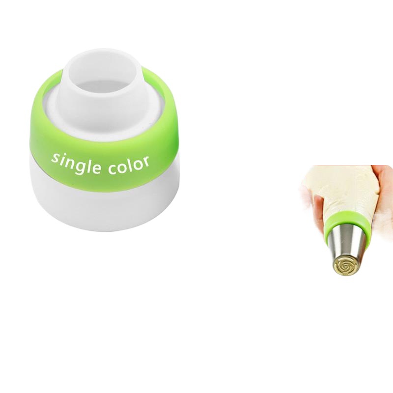 Baking Russian decorating nozzle special tool single-hole three-hole adapter three-color decorating nozzle converter cross-border