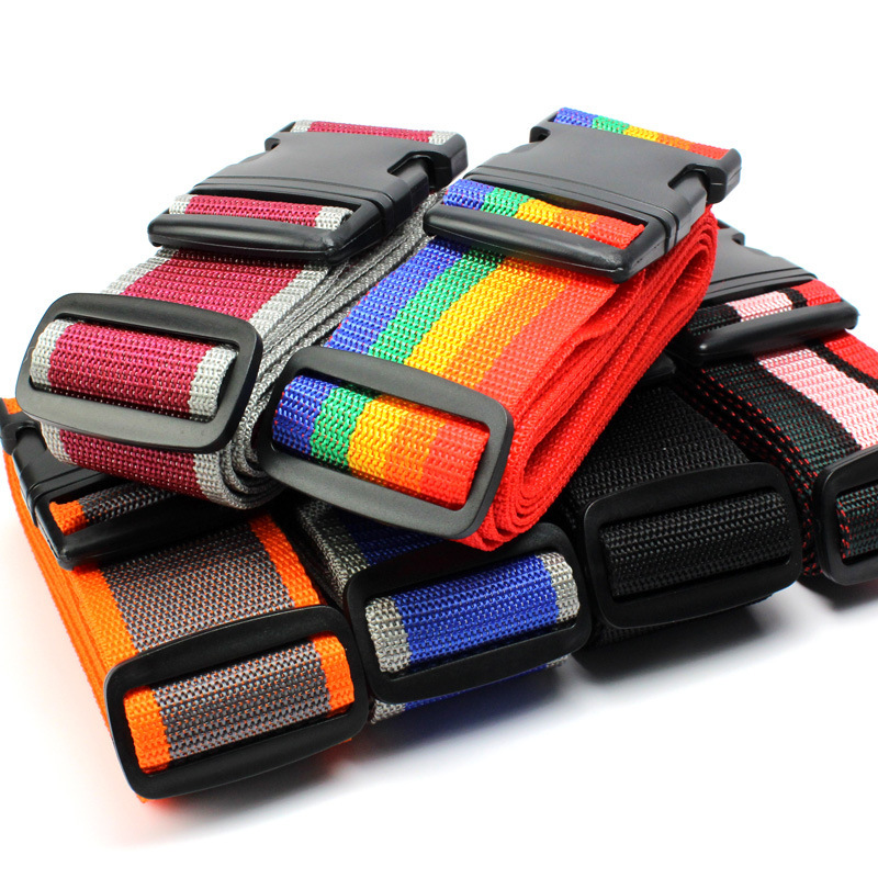 One-word Cross Code Lock Binding Box with Trolley Case Packaging with Luggage Bundling Belt Suitcase Bundling Belt