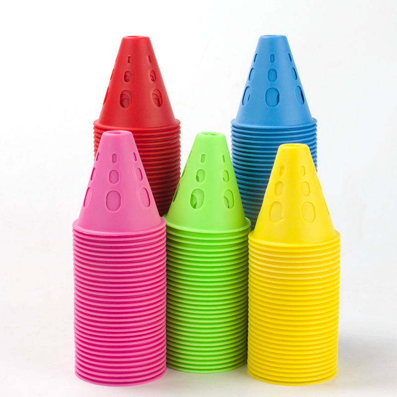 Factory direct roller slide pile flat flower pile training class training props obstacle thickened windproof skates barricade