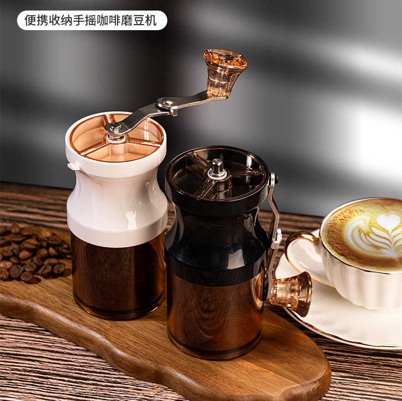 Outdoor Hand-Cranked Coffee Grinder Gift Portable Travel Home Manual Ceramic Burr Coffee Grinder