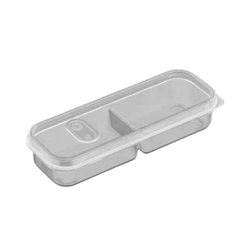 Narrow Gap Refrigerator Compartment Fresh-Keeping Box Household Compartment Frozen Meat and Vegetable Food Packaging Box Large Capacity Meal Preparation Freezer Box