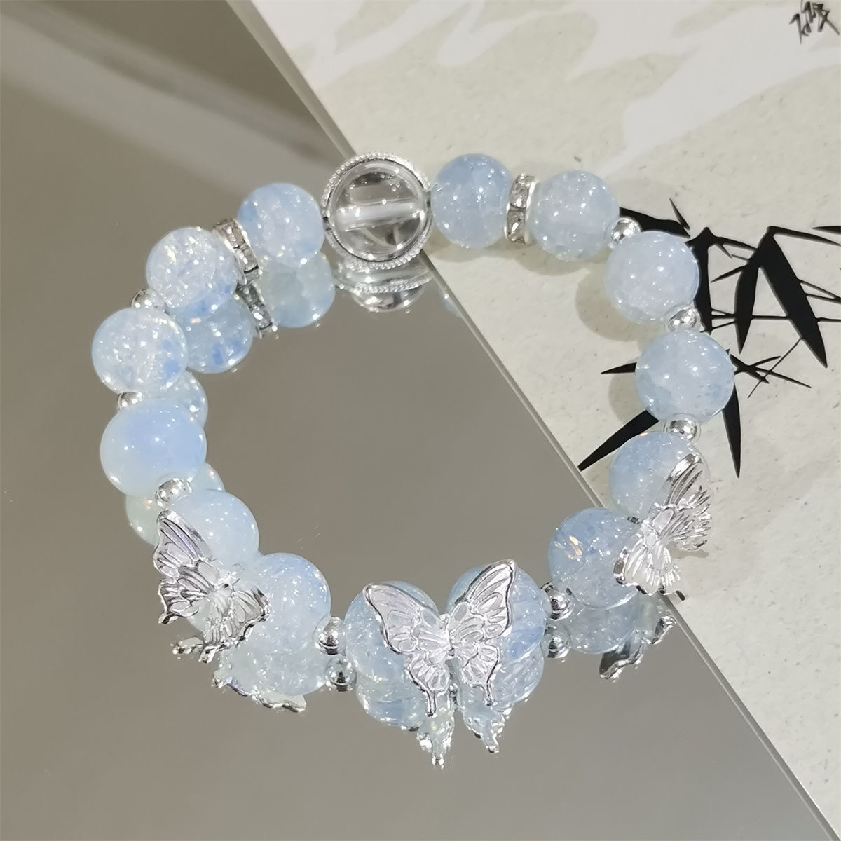 Little Red Riding Book with Cool Butterfly Bracelet 4-piece Set Female Niche Design Light Luxury Sweet All-match Student Best Friend