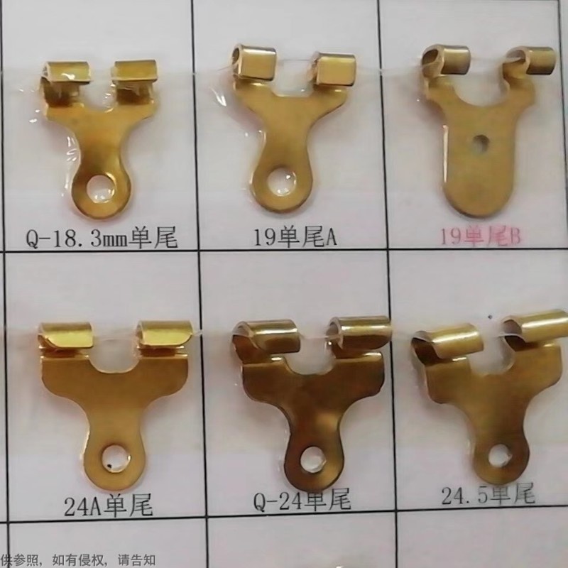 Custom Footwear Hardware Buckle Hook Buckle Footwear Accessories Custom Single Tail Clip Buckle Shoe Buckle Various Specifications lao19
