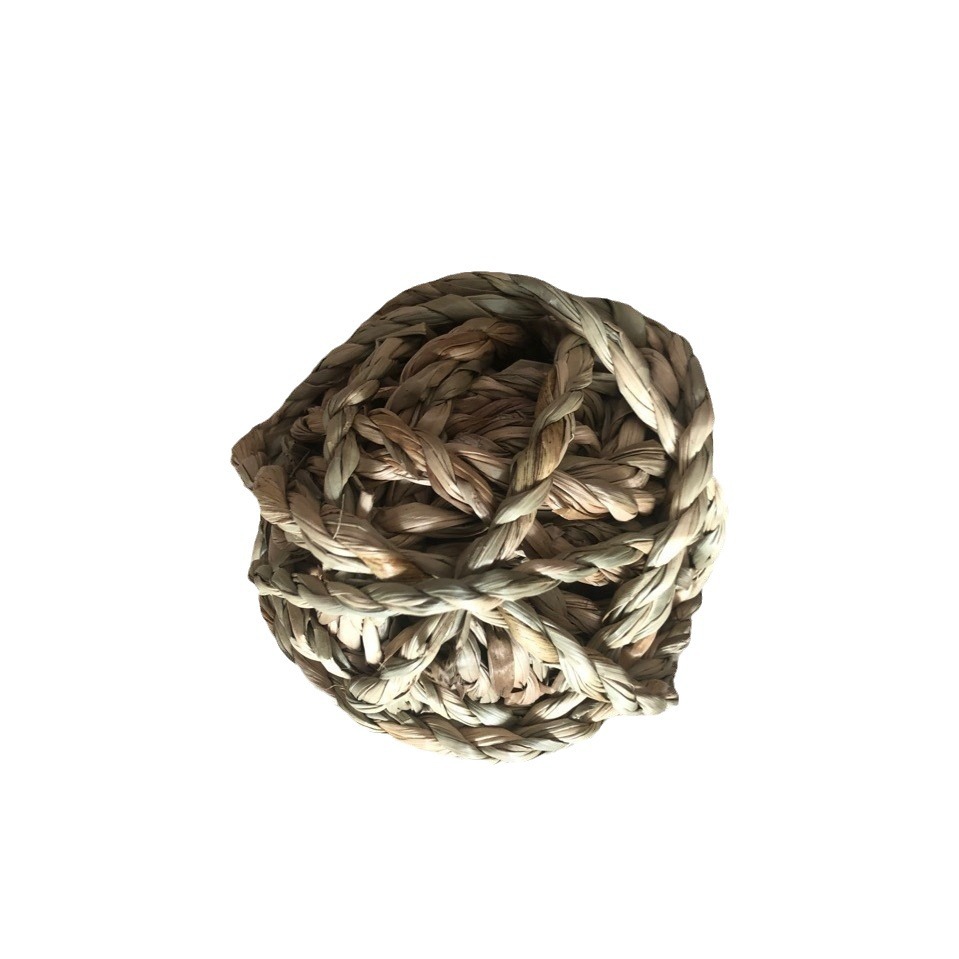 Rabbit Yesi straw ball straw Parrot bird toy hamster pet bite molar toy cross-border hot sale supply