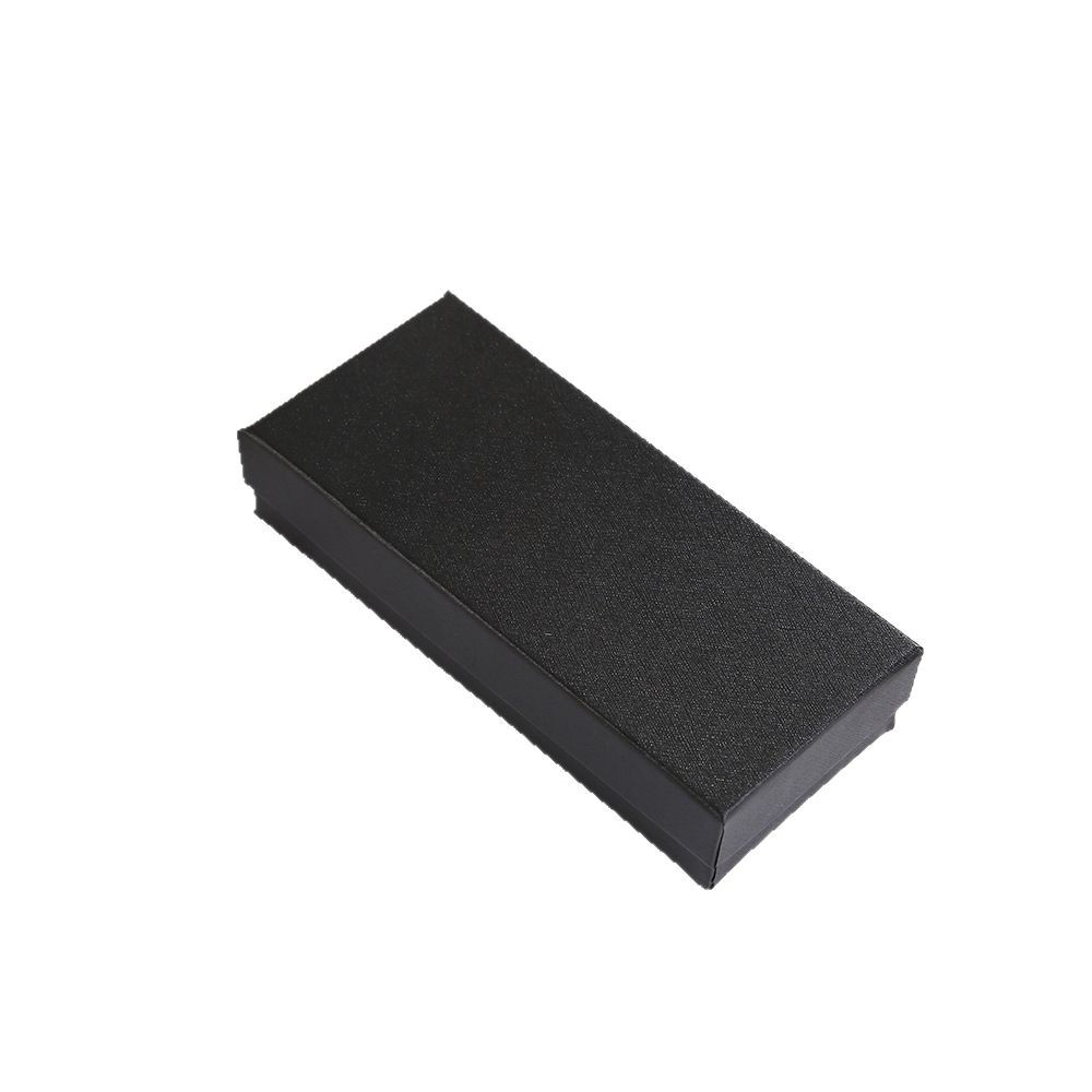 Solid Color Long Jewelry Box Necklace Simple All-match Watch Box Pendant Necklace Jewelry Paper Box Heaven and Earth Cover Gift Box