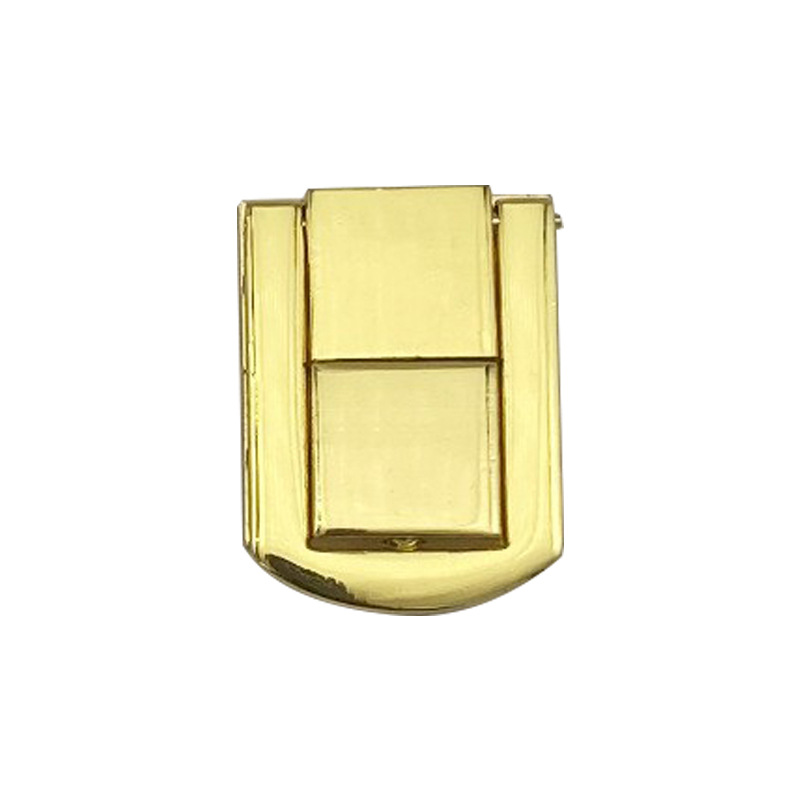 Hardware Japanese Buckle Small size zinc alloy jewelry gift box antique golden Taiping buckle square buckle luggage lock