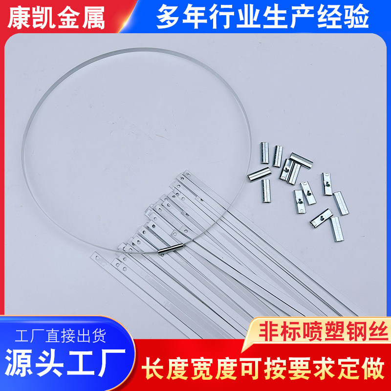 Manufacturer Supplies Non-Standard Spray Steel Wire Hat Wire Halloween Hat Wire Hat Flat Steel Wire