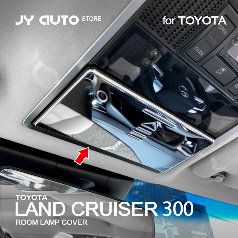 Декорирование внутренней крышки света LAND CRUISER 300, нержавеющая сталь, модификация интерьера LAND patrol