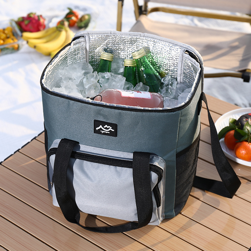 New Style Simple Solid Color Lunch Bag Cross-border Hot Selling Fashion Meal Bag for Office workers with Meal Insulation Bag Bento Lunch Box Bag