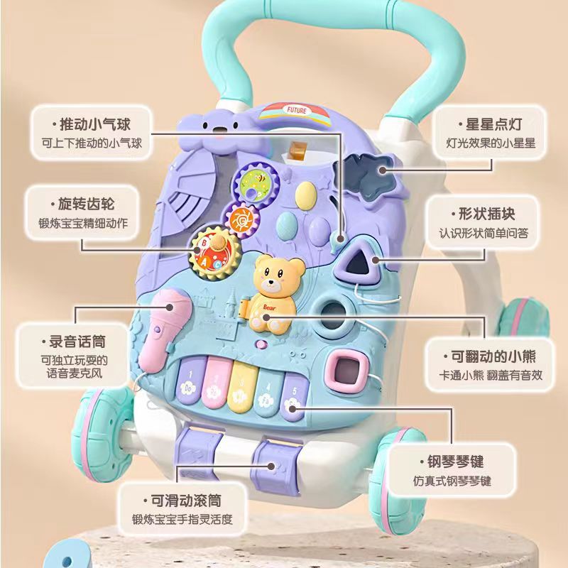 Cross-border baby toddler stroller anti-rollover baby toddler stroller stroller toy for 3-18 months