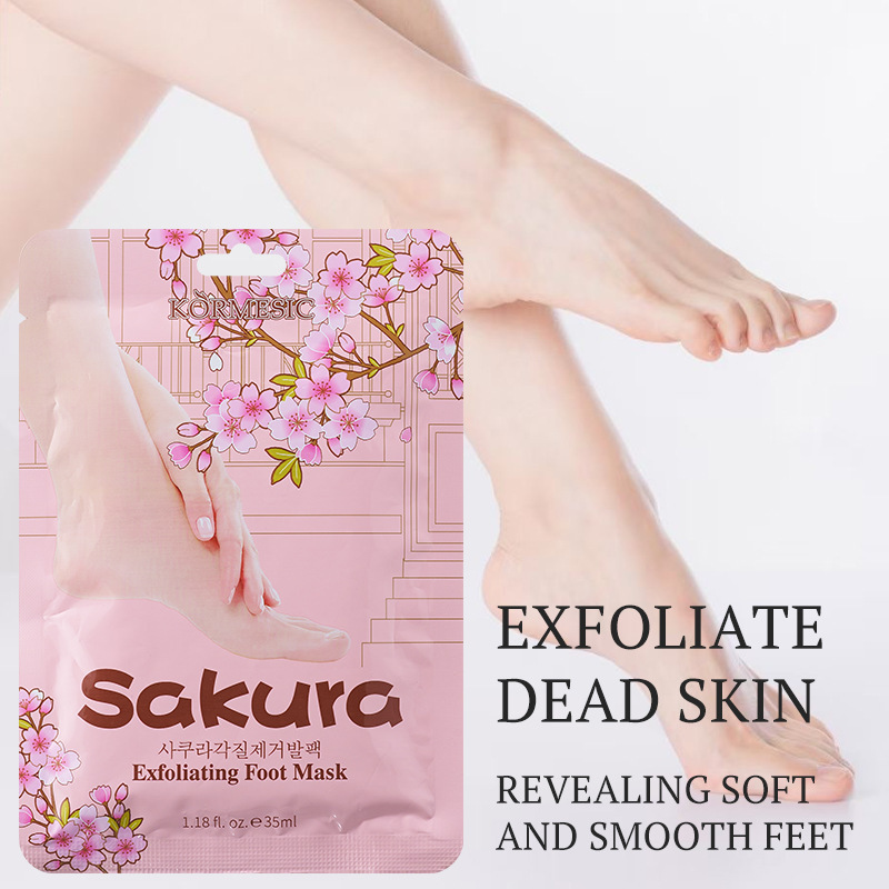 Маска для ног Kormesic Sakura, полная английская, оптовая продажа, горячие товары