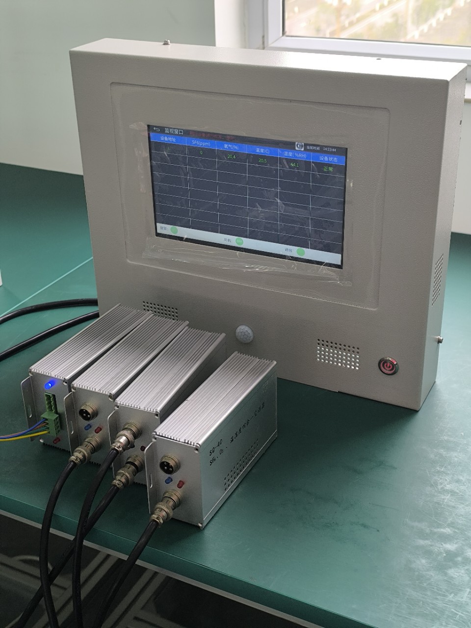 Sf6 Gas Leak Online Monitoring System in Switch Room of Power Distribution Room Six Fluoride Sulfur Gas Alarm System Sf6