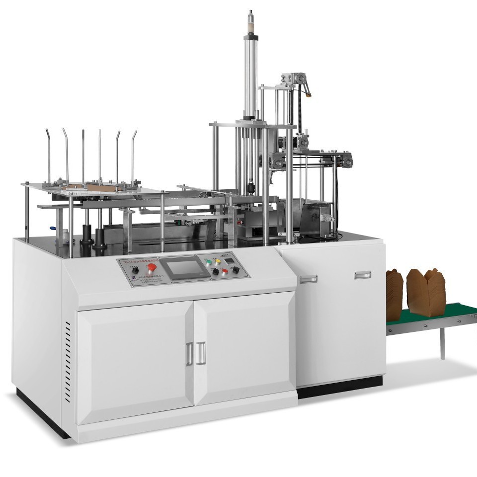 Full automatic irregular carton forming machine gift toy box thermoforming machine white cardboard box forming machine film paper