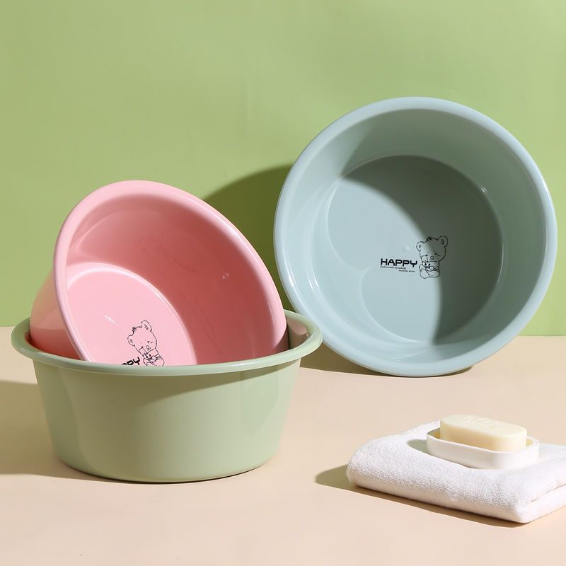 Оптовая утолщенная пластиковая раковина, для мытья, рекламный подарок с логотипом