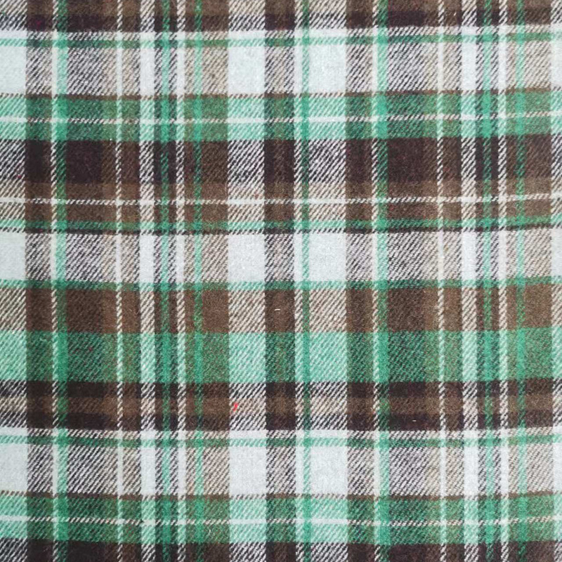 Twill Plaid Fabric Autumn and Winter Slub Woolen Coat Small Fragrant Style Shoes Hat Luggage Pants Skirt Suit Blanket Velvet