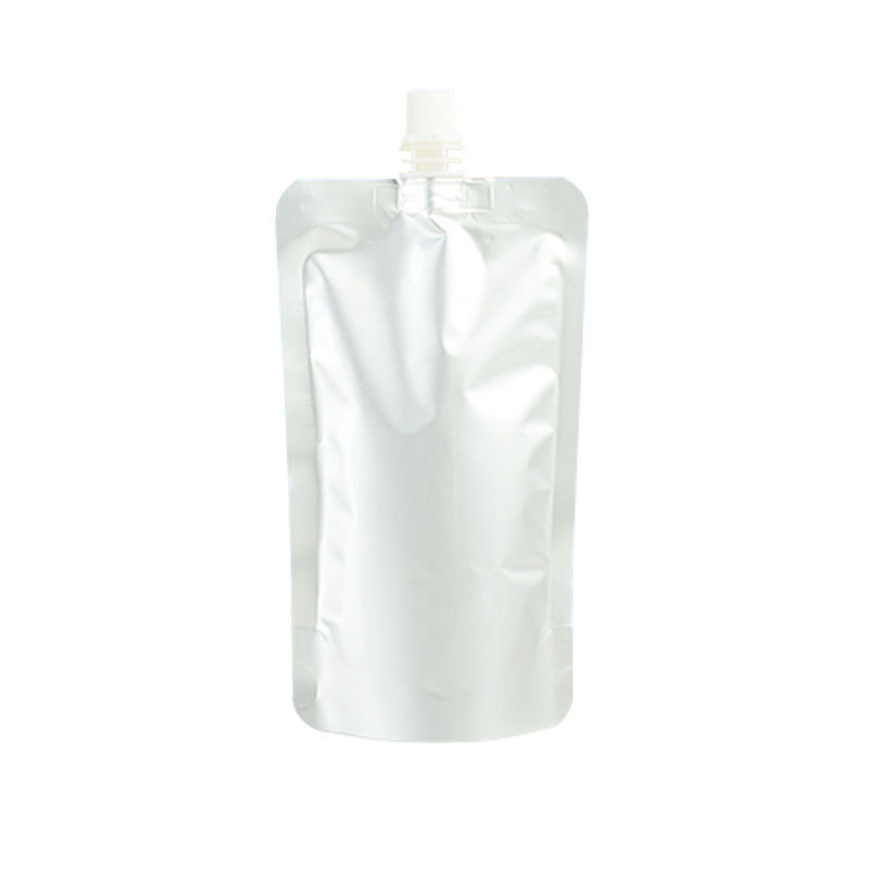 in stock Thickened Pure Aluminum Foil Suction Mouth Bag Insulation Liquid Packing Bag Sealed Self-standing Packing Ramen Soup Water Bag Sauce Bag