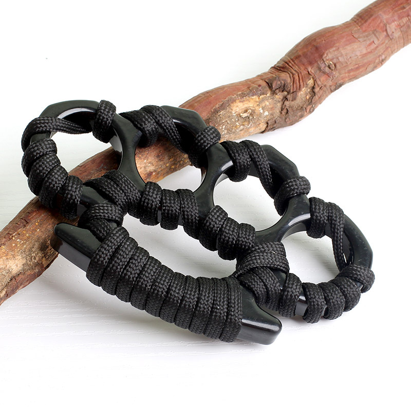 Finger Tiger Self-Defense Hand Buckle Iron Fist Ring Car-Mounted Fist Buckle Iron Four-Finger Glove Metal Defense Hand Support Anti-Wolf Window-Breaking Self-Rescue