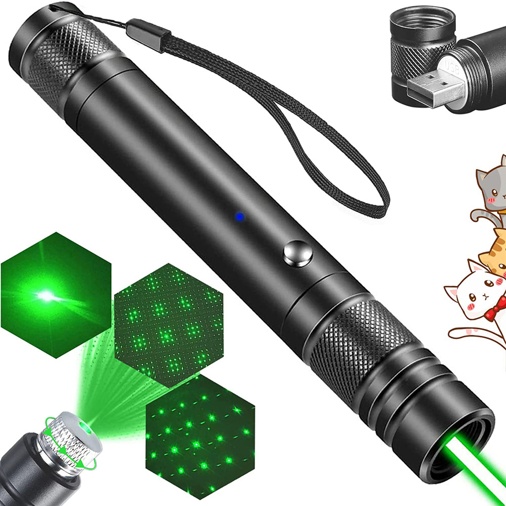 Factory direct 710 direct charge laser flashlight Green Laser Pointer Pointer Sales Single point laser pen spot