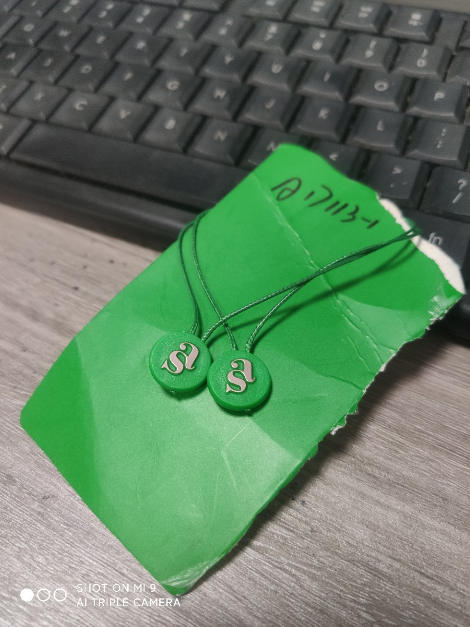 South Korea Wax Rope Double Insert Hanging Particle Cylinder Universal Wax Line Tag Rope Rectangular Blank Luggage Tag Rope in stock