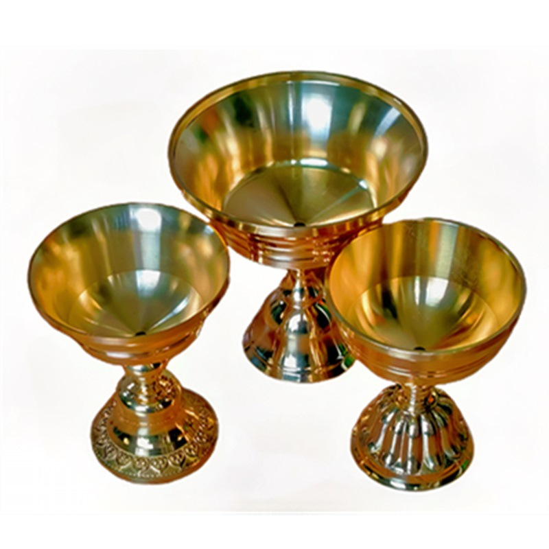 Латунная масляная лампа, вечная лампа, религиозный храм, лампа буддийского храма, универсальный подсвечник, чашка для лампы Будды