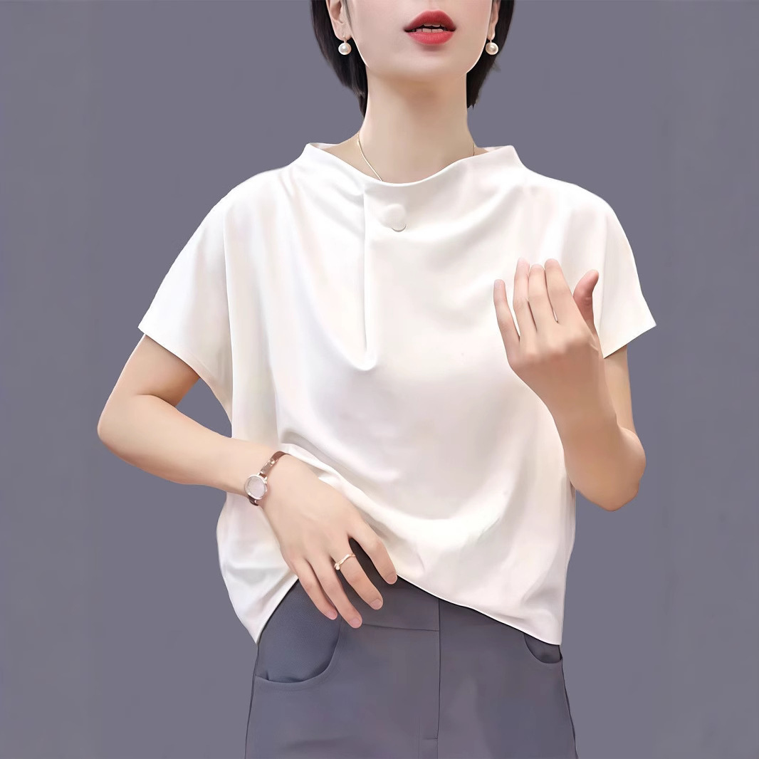 Аутентичный летний свитшот большого размера, свободный пуловер, дизайн для женщин среднего возраста