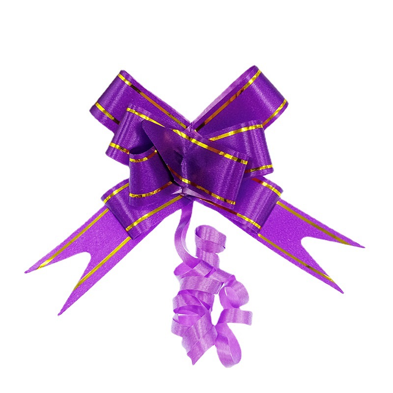 Free Shipping 18mm Small Trumpeter Flower Christmas Holiday Gift Packaging Phnom Penh Printed Bow Flower Ribbon