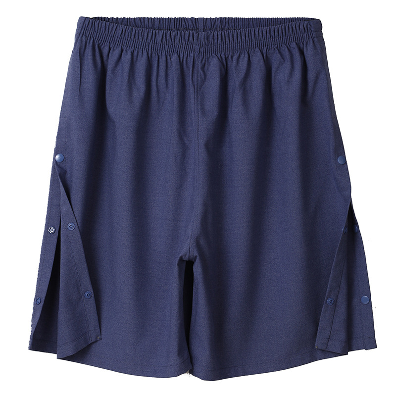 Beauty Bath Yaxin Bath Pants Sweatshirt Short Pants Men's and Women's Sauna Oil Pants Foot Therapy Bath Side Button Shorts