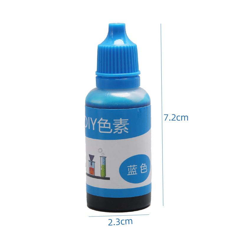 20ml Kidsren's DIY Scientific Experiment Pigment Water and Oil Plasticine Slime Crystal Mud Color Handmade Pigment