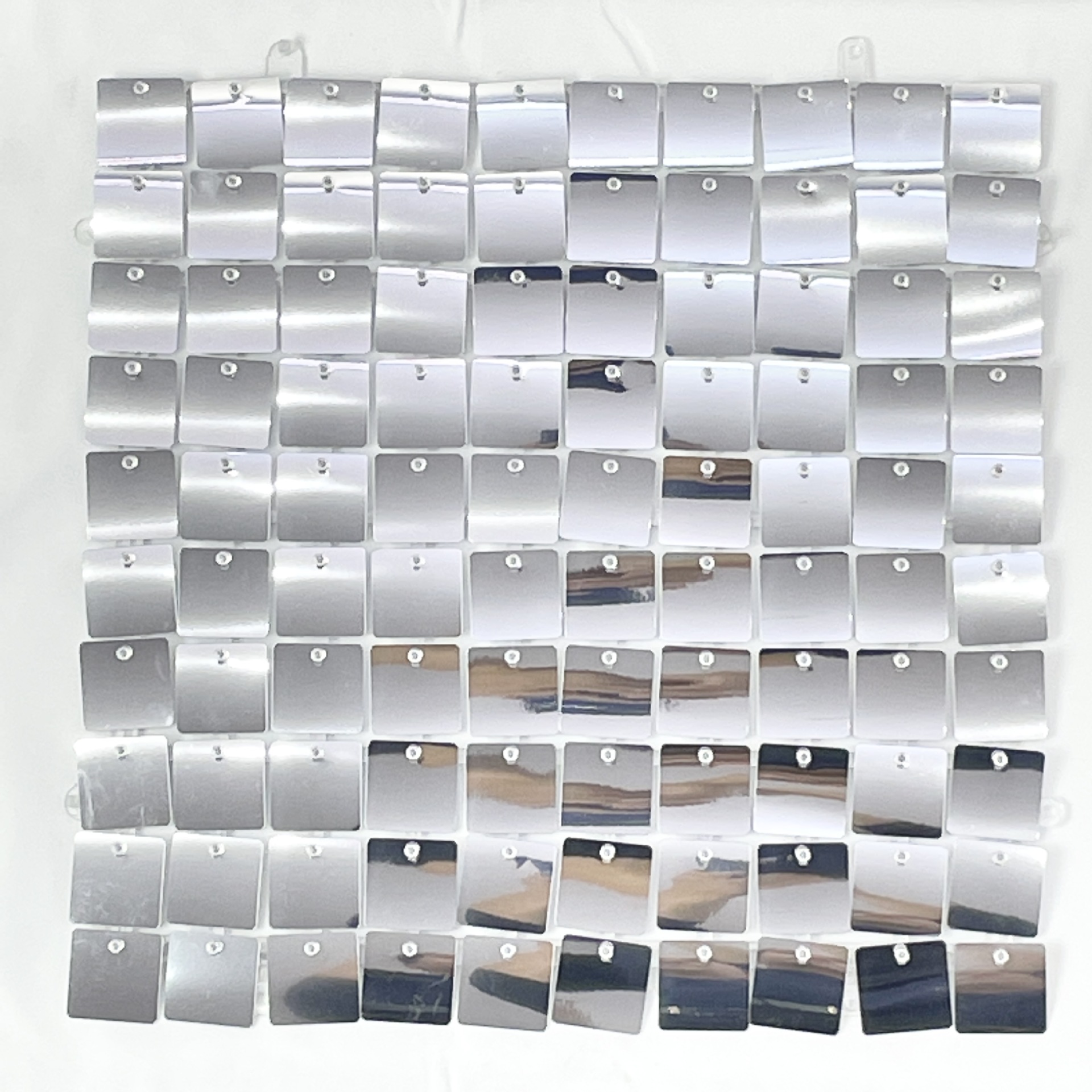 Square Wind Plate Wind Buckle Plate Sequin Grid Buckle-style Party Wedding Background Wall Interior Decoration Free Bottom Plate