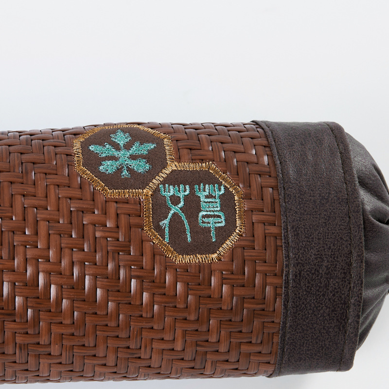 Summer mat cervical pillow hard pillow sleep single round pillow buckwheat shell candy cylindrical pillow summer