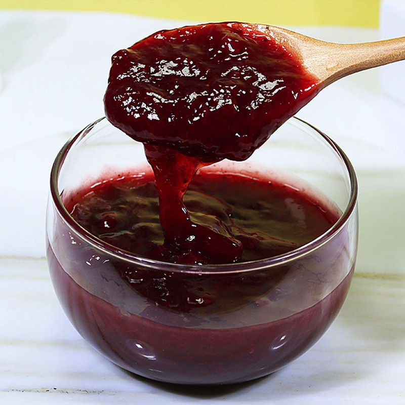 Andrew granular jam green grape Strawberry Blueberry Lychee Raspberry Barrow white peach jam bread baking raw materials