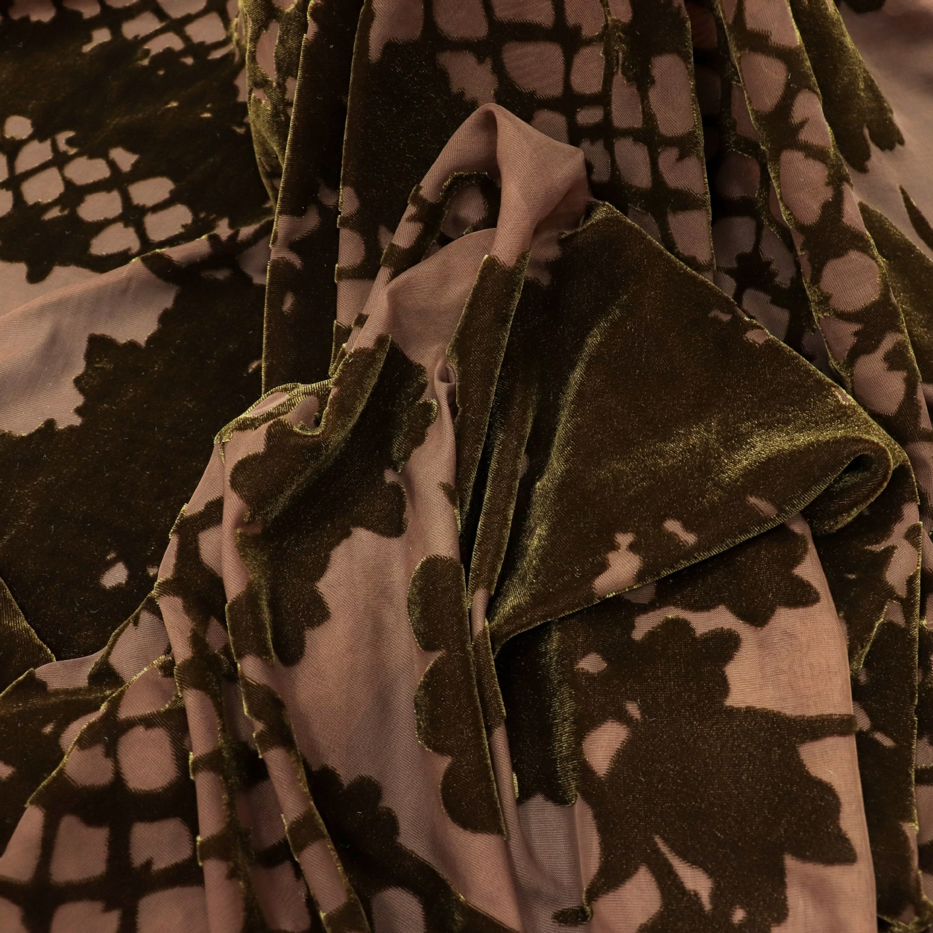 Factory Wholesale Direct Sales Woven Silk Monochrome Burnt Velvet Fabric Nightgown Dress Women's Textile Fabric