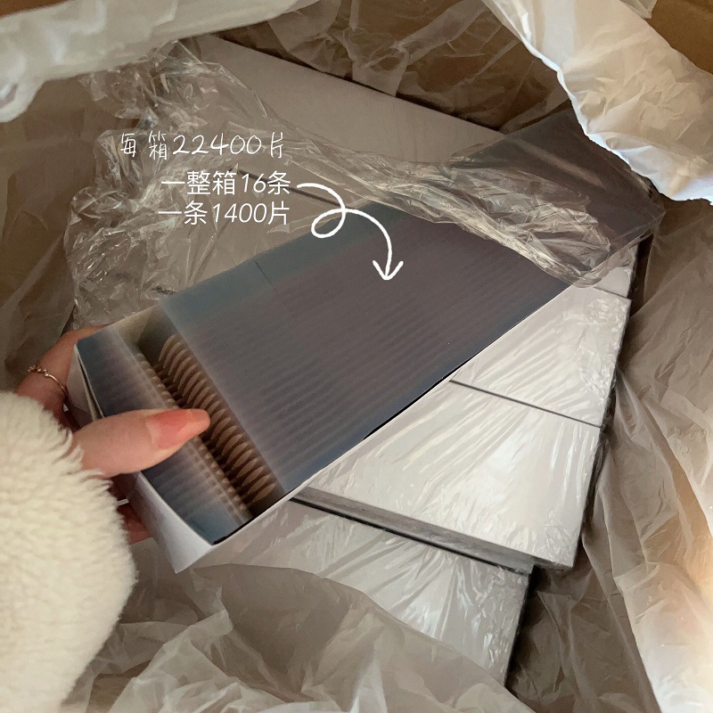 Целая коробка оптовых матовых супер липких наклеек для двойного века кружевные оливковые тонкие широкие длина и ширина прямая оптовая продажа