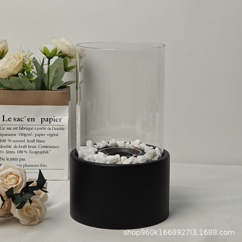 Desktop alcohol fireplace mini fireplace indoor metal stove portable real fire fireplace outdoor stove cross-border wholesale